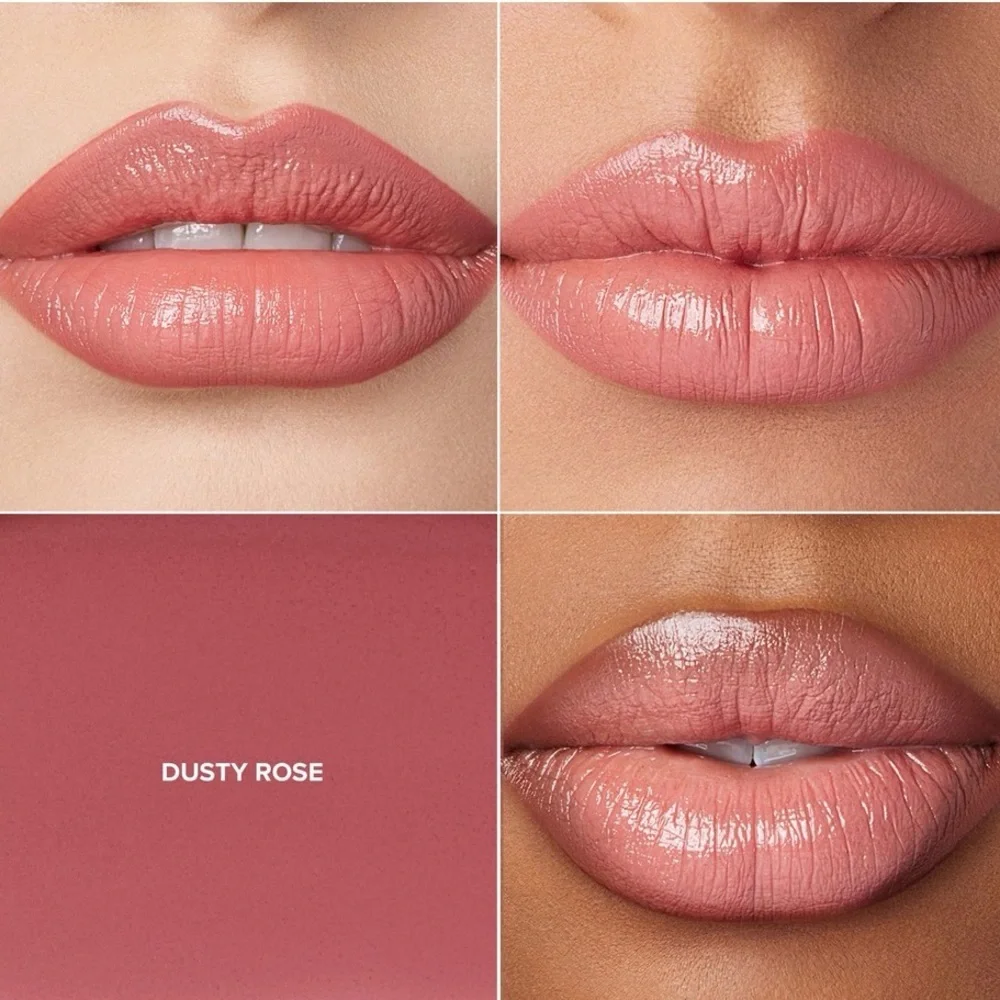 NIB ANASTASIA BEVERLY HILLS Matte & Satin Velvet Lipstick-Pink (Dusty Rose)